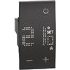 BTICINO KG4441 TERMOSTATO AMBIENTE 230V NERO 2 MODULI LIVING NOW