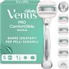 Gillette Venus Pro Comfortglide Sensitive Rasoio Donna, 5 Lamette di Ricambio