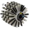 Spazzola Fibra Plastica Rinnovatore REX120 Fartools Pulizia Prato Erba Giunti