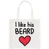 Gift Base Mi Piace His Barba Cuori Rossi Regolare Borsa Valentines Day Mum Moglie Ragazza