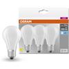 OSRAM LED BASE Classic A75, lampade a filamento smerigliato in vetro per E27, fo