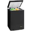 staylux Congelatore Pozzetto Orizzontale Nero Specchio STAYLUX 150 Lt Slim Regolatore