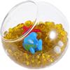 Globe Shaped Durable Glass Aquarium Hideout Fish Tank Decoration Assorted Color