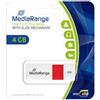 MediaRange 1 MediaRange USB flash drive color edition ROSSO 4GB MR970