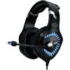 Veho VAB-002-GX2 cuffia e auricolare Cablato A Padiglione Gaming USB tipo A Nero