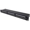 Intellinet 720854 1U (CAT6A PATCH PANEL 24-PORT FTP- - 1U SHIELD 90/DEG TOP/PUN