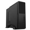 CiT S014C Black Slim Micro ATX/ITX Desktop Case with 300W Power Supply, USB 2.0,