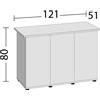 Juwel Rio 300/350 Supporto 125SBX 121x51x80xH