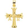 FMF Pendente Oro 18K 750 Mls. Croce Di Covadonga. 33 X 25 MM. 4,00 Grammi