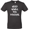QDMshirt T-SHIRT tuning NEED MONEY FOR PORSCHE