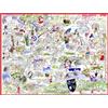 All Jigsaw Puzzles Comical Map Of Surrey By Tim Bulmer - 1000 Piece Puzzle For Adults, Large Puzzle