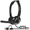 Hamlet Cuffie microfono filo Smart USB C Headset Black HHEADMUS CA