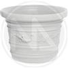 Papillon VASO TONDO FESTONATO IN RESINA COLORE BIANCO DOPPIO BORDO DIAMETRO CM. 60