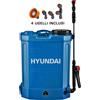 HYUNDAI POMPA IRRORATRICE A SPALLA ZAINO BATTERIA NEBULIZZATORE SANIFICATORE SANIFICARE