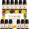 SALKING Set di Oli Essenziali per Diffusori 12 x10ml, 100% Puro Mirtillo rosso,