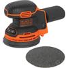 BLACK+DECKER, Levigatrice rotorbitale a batteria 18V LITHIUM. BDCROS18N-XJ