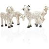 Gesar art in progress Gesar Pecore presepe 3,5 cm - Set 5 pecorelle - Animali presepe 3,5