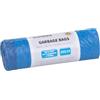 DONAU HOME sacchi per la spazzatura con maniglia, 35 l x 15 sacchi, blu, LDHD, 1 rotolo