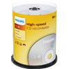 Philips Cd-R 80Min 52X Conf. 100 Campana