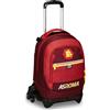 AS Roma Trolley Scuola Jack 3 Ruote, Rosso e Nero