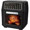 Forno Friggitrice Ad Aria Multifunzione Digitale 2400w 12lt 2 Modalita Cottura