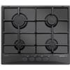 Glem gas Piano cottura gas Glem Gas GT64NC Matt black