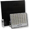 Faro LED Solare Floodlight 2000lm IP65 Grigio con Pannello Telecomando CCT TK08