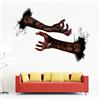 Reusable Halloween Ghost Hands Wall Sticker PVC Scary Horror Wall Decal