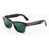 Ray-Ban Meta Gen 3 Wayfarer - Occhiali Smart AI - Nero Trasparente - L | Oltre 8 h di batteria, array a 6 microfoni, montatura sottile - lenti Transitions® da trasparenti a Acquamarina