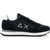 SUN68 Tom Solid Sneakers Uomo Nero Z46101-11 Low Top Freizeischuh Nuovo