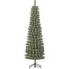Black Box Trees Charlton - Albero di Natale artificiale sottile, 185 x 53 cm, colore: Verde