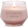 Yankee Candle Studio Candele profumate | Candela media Vanilla Crème Brulee|Candele di lunga durata: 35-50 ore| Elegante design in vetro con cera viola| Regalo perfetto per le donneregali
