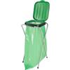 GSG24 Supporto per sacchi della spazzatura da 120 litri, colore verde.
