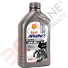 Shell Advance 4T 15W-50 Ultra 100% Sintetico Olio Per Moto - 1 L
