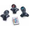 GIARDINI D'ACQUA Faretto per Laghetto Set da 3 a Led Colorati e Bianchi con Telecomando