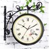Orologio Da Appendere A Doppia Lati In Ferro Battuto