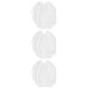 3Pcs Soft Polyester Lazy Sofa Inner Liners Removable Easy Clean White