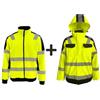 BETA_VW* GIACCA IMPERMEABILE CON FODERA, GIALLA, TAGLIA XL - BE JK433-XL