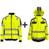 BETA_VW* GIACCA IMPERMEABILE CON FODERA, GIALLA, TAGLIA XXL - BE JK433-XXL