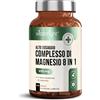 Vitabright Magnesio Completo 8-in-1 | 400 mg Alta Dose | 240 Capsule Vegane | Magnesio Bisg
