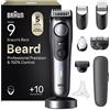 Braun Regolabarba Uomo Series 9, Rasoio Elettrico Barba Braun, +10 Strumenti Da
