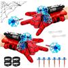 Lideye Guanti launcher Spider-Man, Set di 2, Giocattoli cosplay, Guanti spida