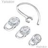 NICKSTON 1 Clip Orecchio E 3-S M L Eargel Set per Plantronics Voyager Orlo, 3200 E 3240