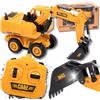 ZLARO Escavatore telecomandato per bambini, da cantiere, con benna mobile. Telecomando