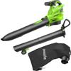 Greenworks 48V(24V x 2) Aspiratore e Soffiatore a Batteria 2in1, Li-Ion, 386 km/