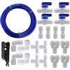 Haxiha 10m Blu Tubo di Alimentazione Dell'acqua1/4" Raccordo Filtro Acqua Ad Osmosi Inv