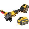 DEWALT* Smerigliatrice angolare a batteria 125 mm Flexvolt SHD 54 V 2*9 Ah - DW DCG418SH