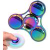 KYLOS Fidget Spinner Metallo Cuscinetto In Acciaio Inossidabile 3-5 Minuti Ad Al