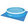 Tappeto Piastrelle Base Sotto Piscina Componibile Protettivo da 50x50 cm Blu