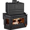PRITY TC W35 Termocamino a legna da incasso 40 kW Classe A